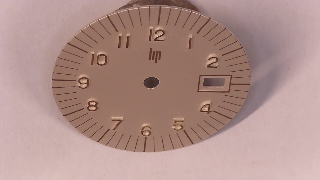 Lip Watch R558 Vintage Dial 25.50 Mm Gold Indices