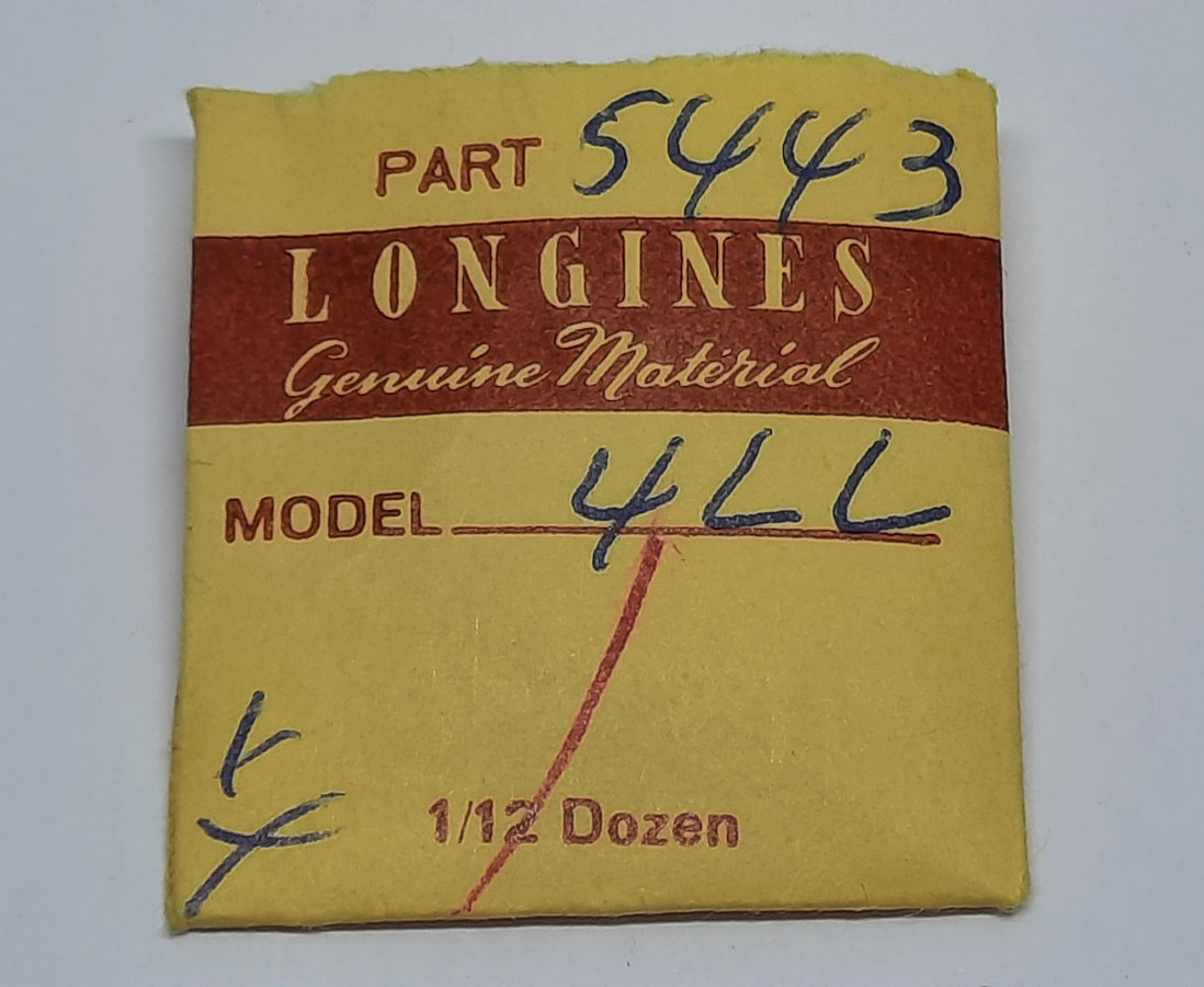 Genuine NOS Longines 4LL Part. 5443 Set Lever Detent Screws, 2 Pieces
