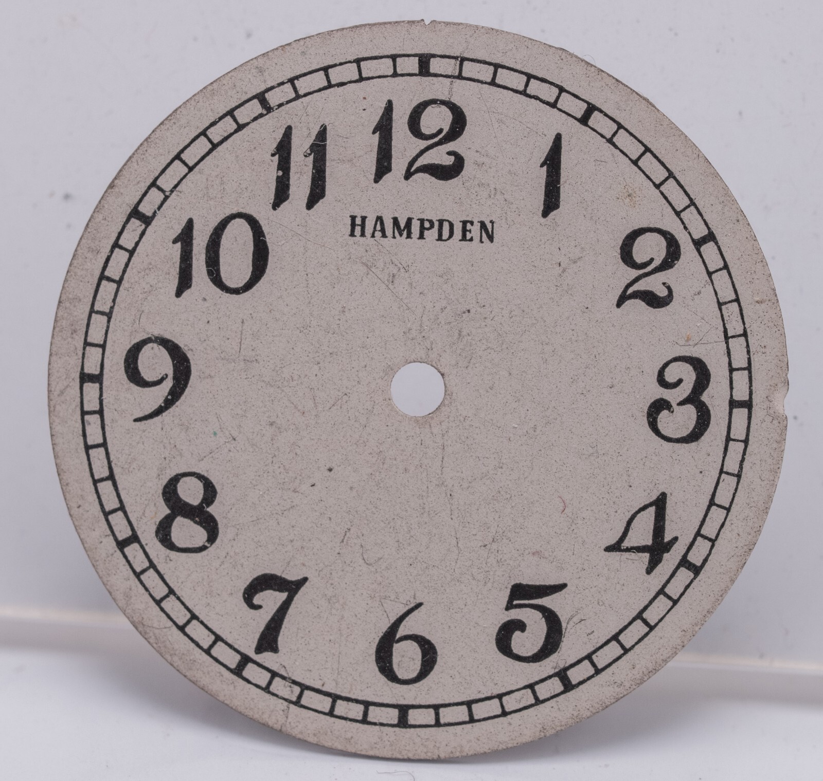 Hampden 3/0s Wrist Watch Arabic Numeral Painted Dial 25.83mm