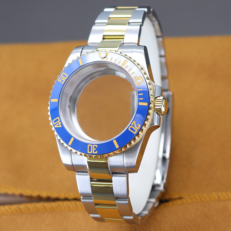 40mm diver Watch Cases 904 Strap Sapphire For Seiko Nh35 Nh36 nh38 Eta2824 8215