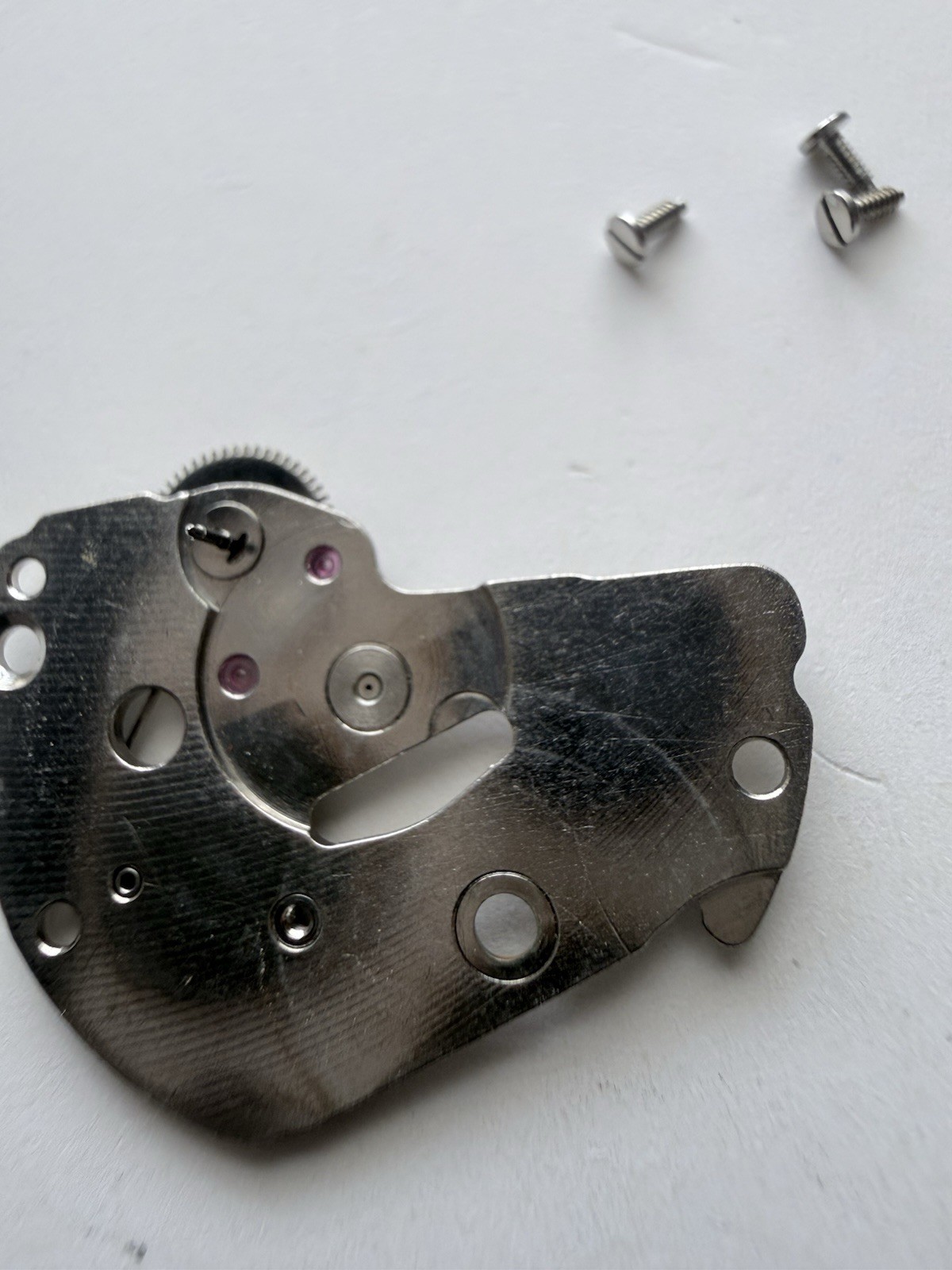 Seiko 7006 bridge , screws, Pawl Lever, Snap , 1st Reduction Wheel