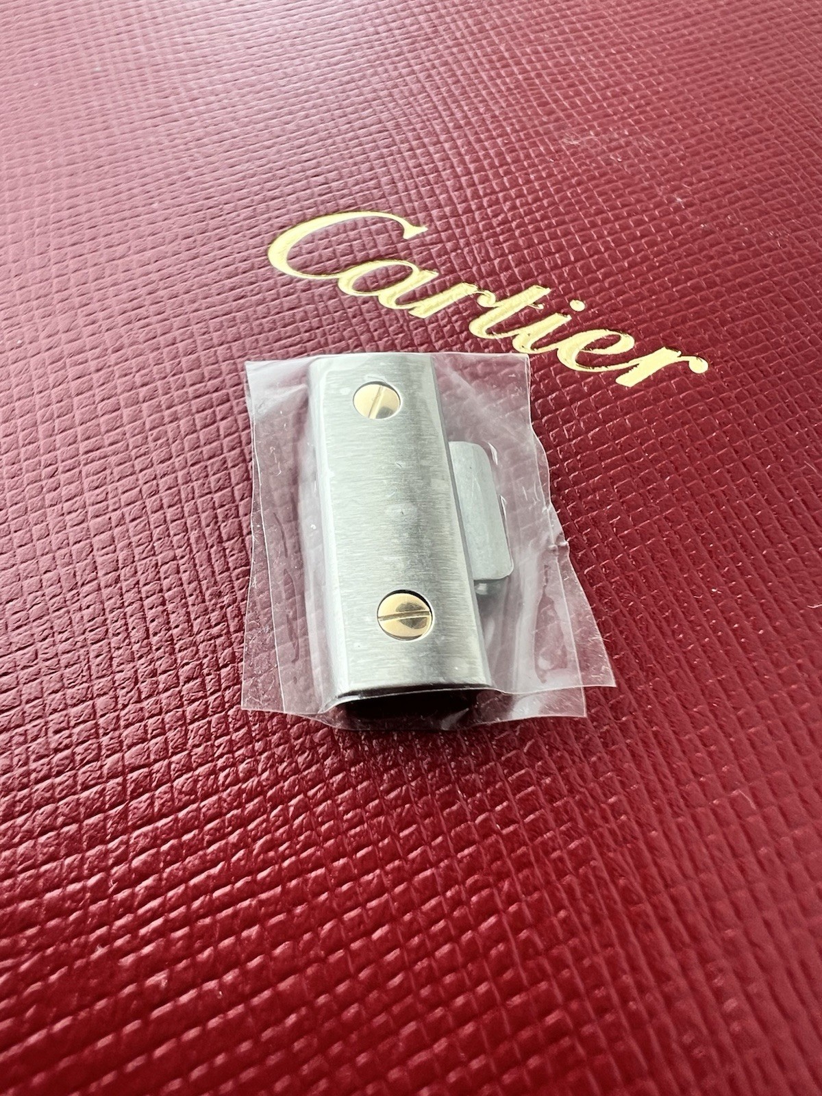 Cartier Watch Link Santos Stainless Steel 19mm NEW sealed COMPLETE Swiss Made