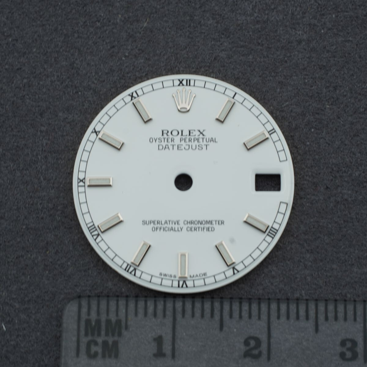 Rolex Zifferblatt Dial Oyster Perpetual Datejust 31 Damen Weiss 178274