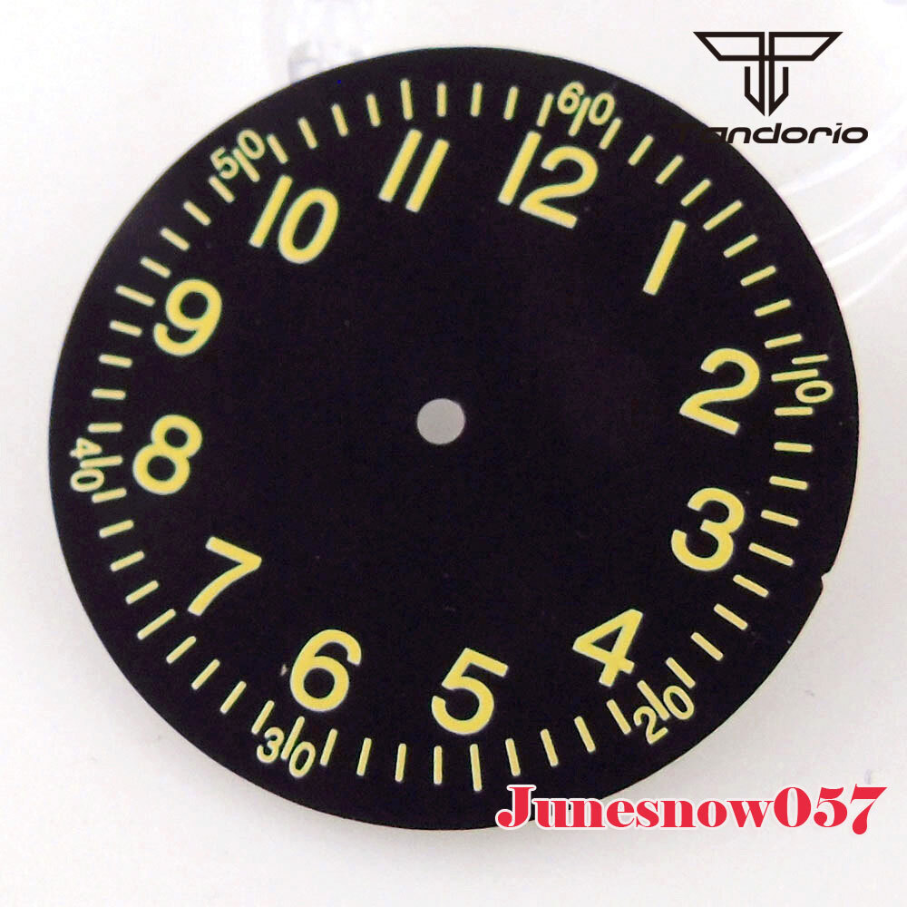 39MM Men Watch Coin Edge Bezel Case Fit NH35A NH36A ETA2824 33.5mm Dial Hand Set