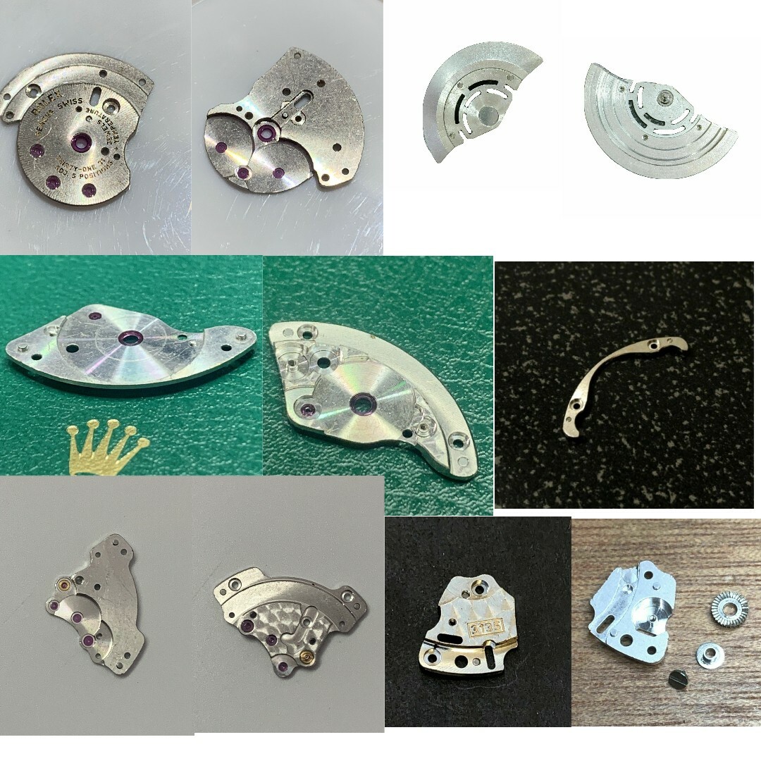 Rolex 3135 Parts Combo Lot, Part 3135 – 130 105 110 570 118 140 Genuine