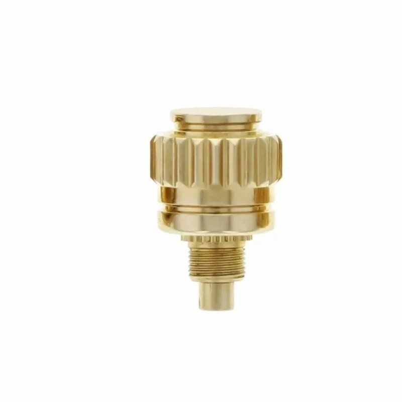 Custom Solid 18K Yellow Gold Pusher Push Button Fits Rolex Daytona 16528 16523