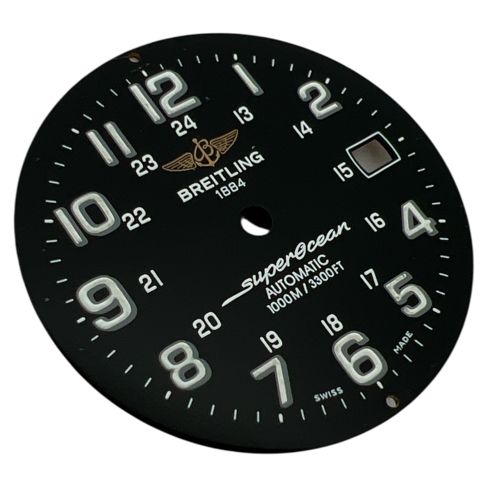 Genuine Breitling Superocean 42mm Arabic Dial Black A17360