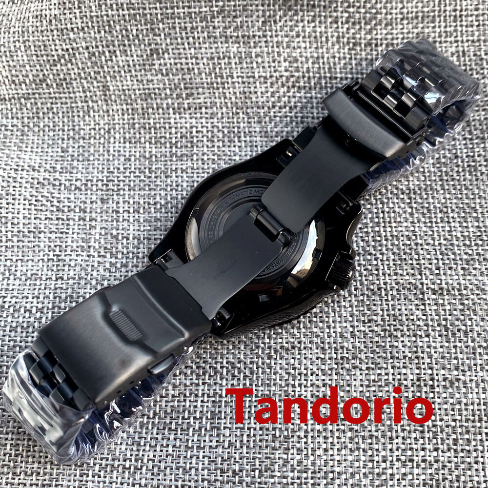 41mm Sapphire Glass Black PVD Case 20ATM Watch Case fit NH34A NH35A NH36A SKX007