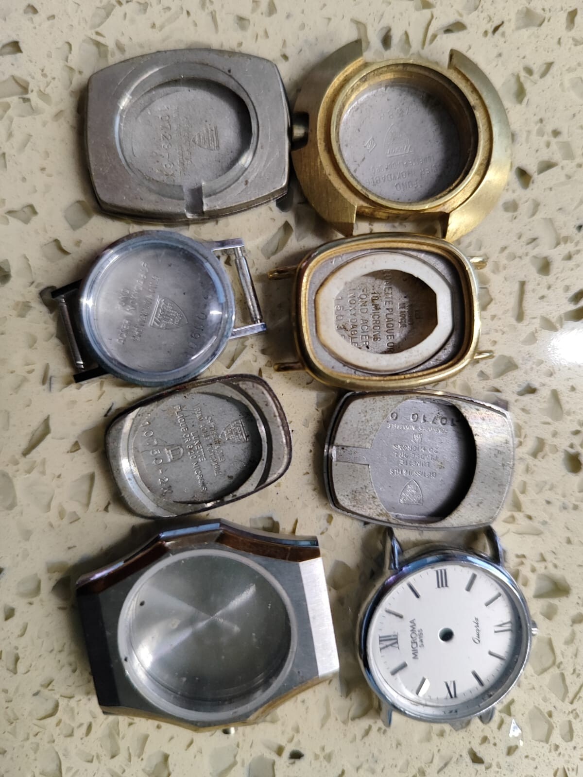 Vintage Lot Swiss Case Ladies Tissot / west end NOS