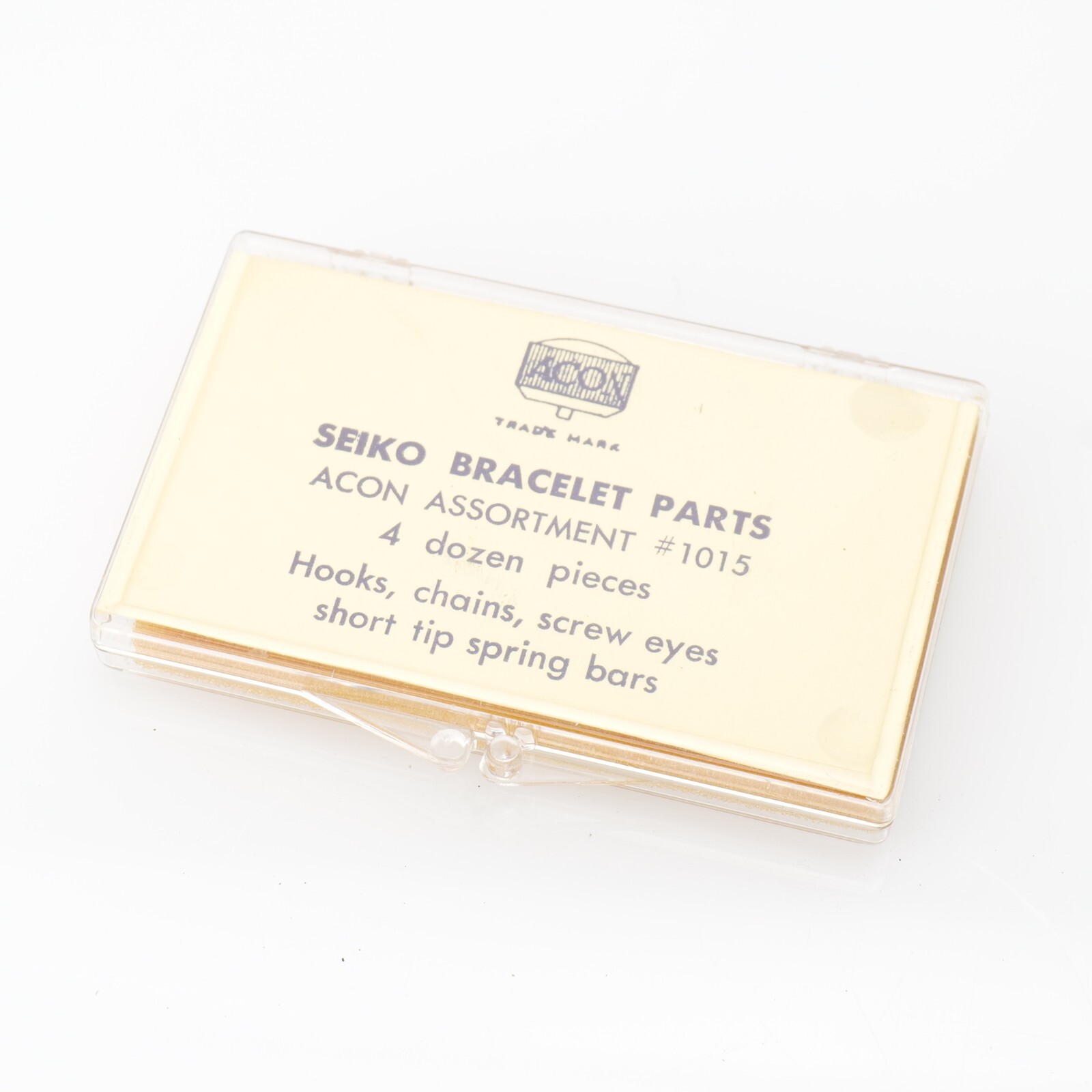 Seiko Bracelet Parts Assortment #1015 – Hooks Chains Screw Eyes Short Tip Bars