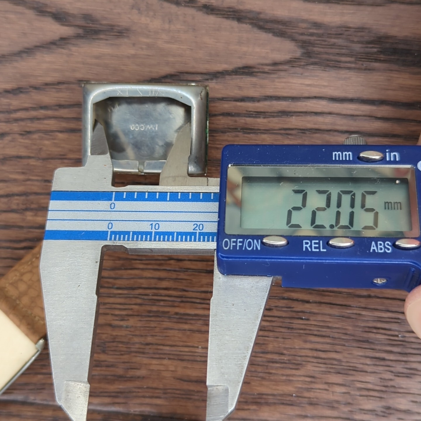 Illinois Watch Case Co Curved NOS Tank Watch Case 20.6mm x 30mm (T223)