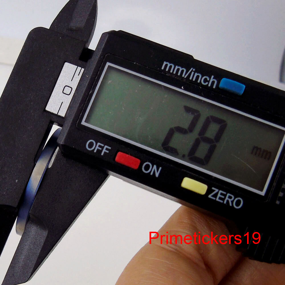 31mm*2.8mm Sterile Watch Dial Face Date Window Spare Part Fit NH35 NH36 Movement