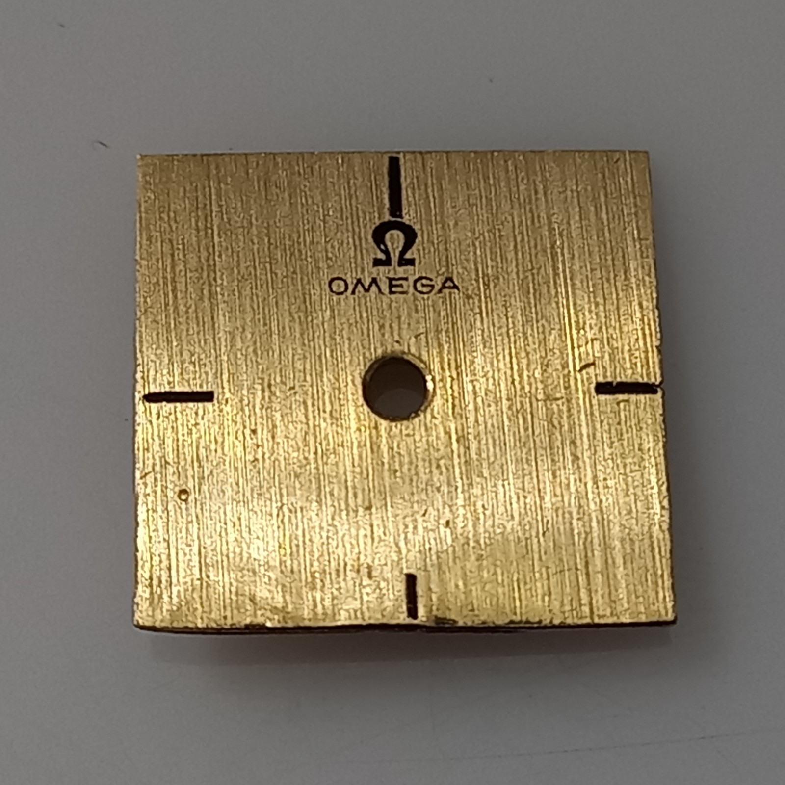 Vintage Omega Ref. 511.128 Dial – 18K Solid Gold – 12mm Square – Cal. 650