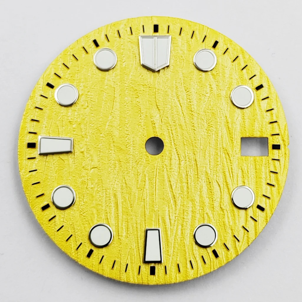 28.5Mm Watch Dial for NH34 NH35 NH35A with Date Window Luminous Watch Faces Fit