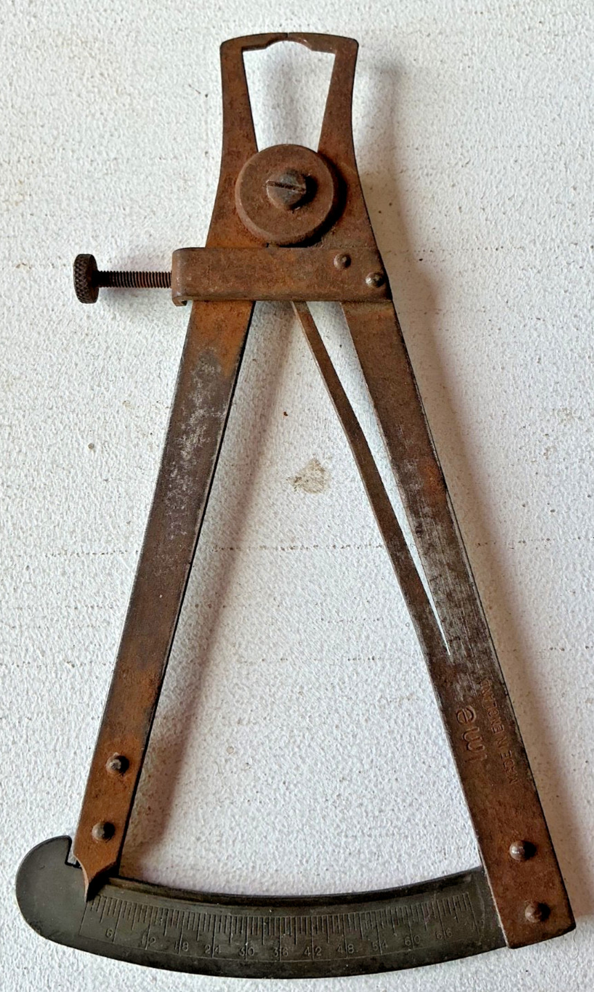 LME No 1731 Watchmakers Caliper Gauge Made In England Vintage Steel Tool Vintage