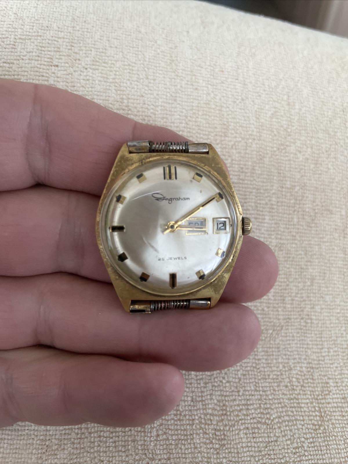 Ingraham 25j watch movement Autorotor Wrist Watch