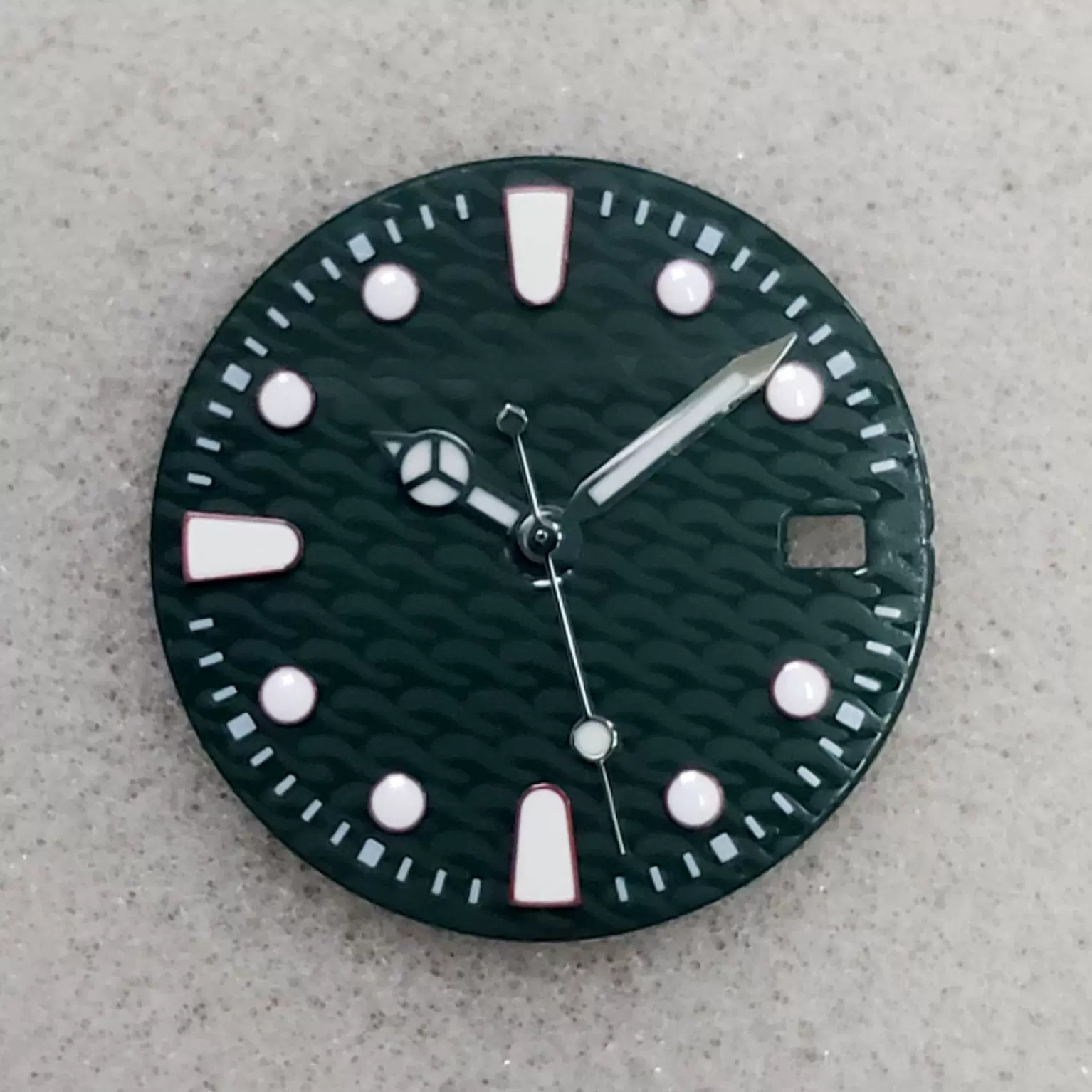 29mm Ripples Watch Dial No Lume for 8215 8200 2813 Movement Watch Parts