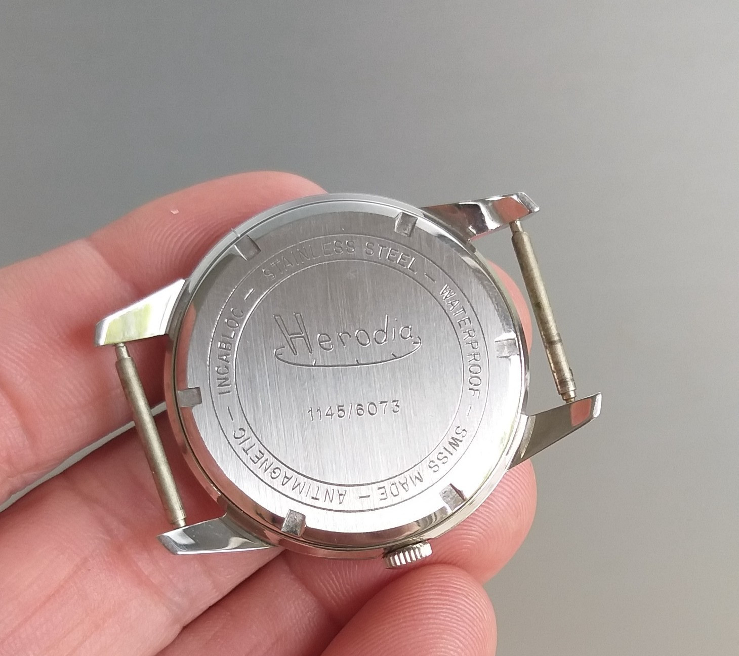 ETA 2452 or ETA 2391 Project Watch 35mm Steel Case + Dial & Hands NOS 1970’s