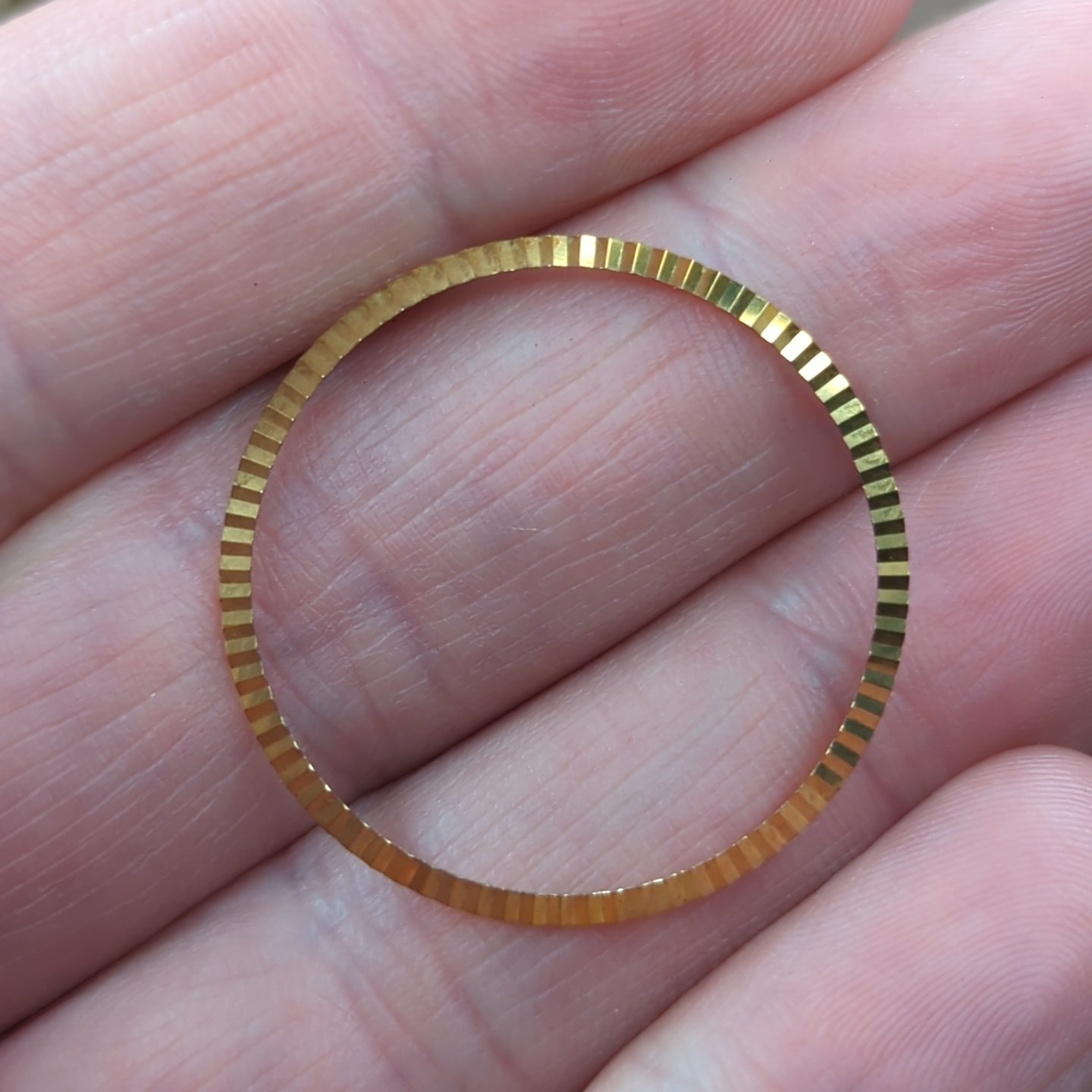 12 x 1960s Vintage Watch Bezels 33.1mm Approx, New Old Stock (CO31)