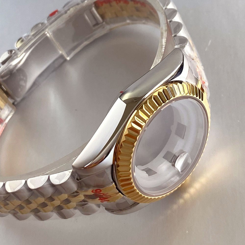 31MM Case Sapphire Jubilee Strap Fit NH05 NH06 Automatic Lady Watch Fluted Bezel