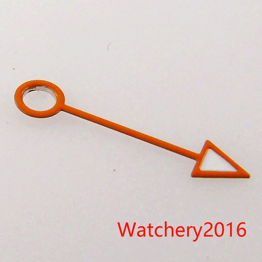 Watch Hands Red Rose Gold 2.2mm Hole GMT hands Fit NH34 MingZhu 3804 Automatic