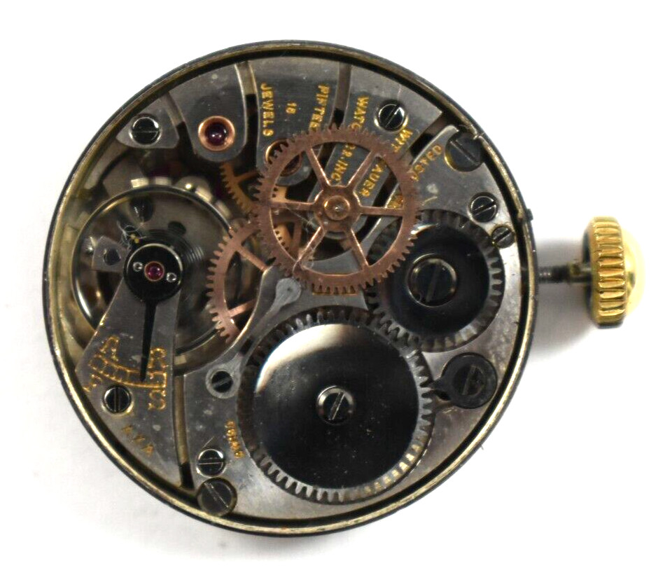 Vintage Wittnauer Manual Wind Sweep Second 15J Wrist Watch Movement lot.rh