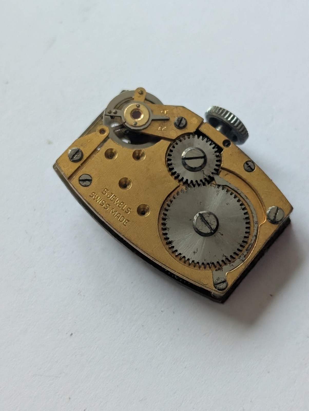 Vintage Ebosa 175 Mechanical Watch Movement (Runs)