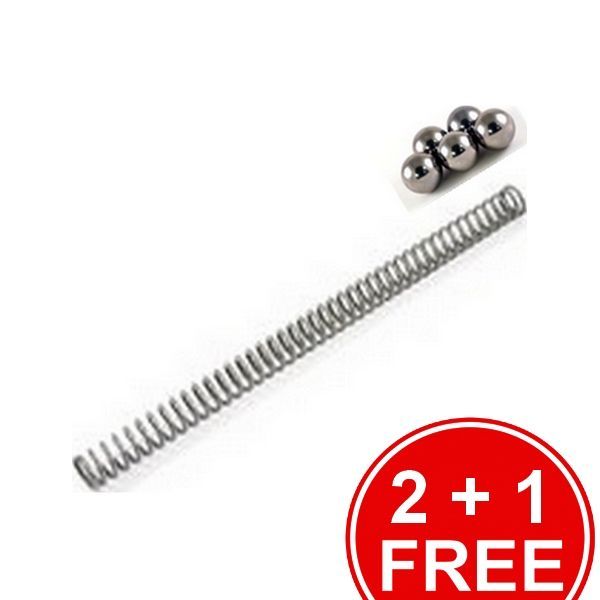 5 CLICK BALLS + 1 SPRING SEIKO REPAIR 6309 6105 7548 7002 5H22 7A28 7S26 etc.