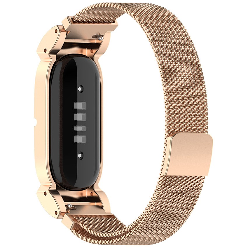 Metal Frame Milanese Metal Strap Stainless Steel Strap for Google Fitbit Air
