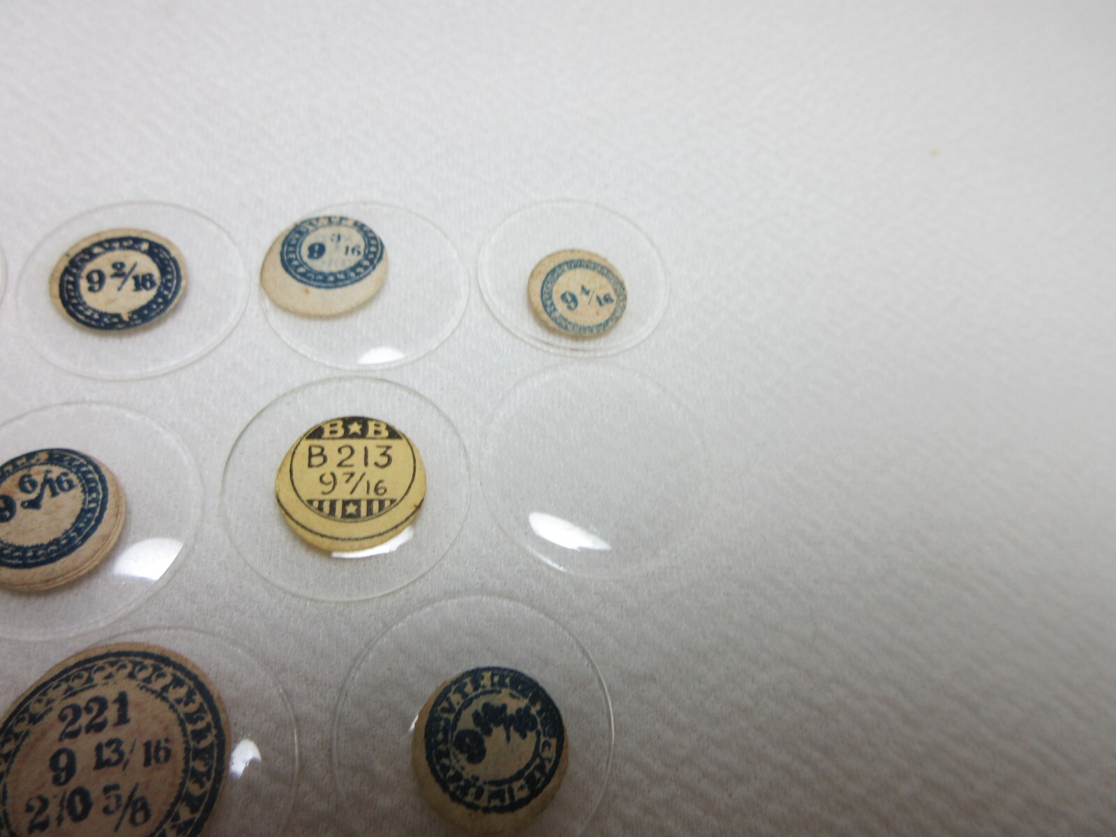 LOT GLASS POCKET WATCH CRYSTALS SIZE 9 WATCHMAKER REPLACEMENT PARTS #9