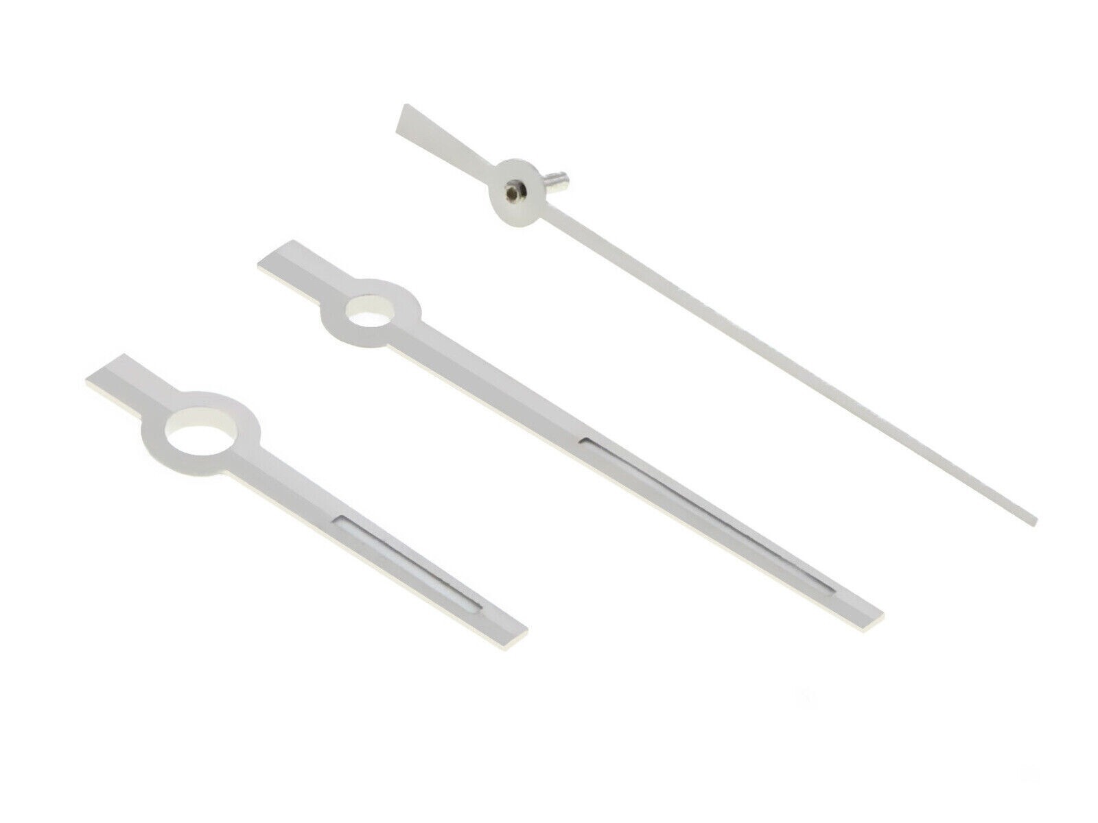 WATCH HANDS FOR ROLEX DATE MOVEMENT 1500 1501 1530 1560 1565 1570 1575 SILVER