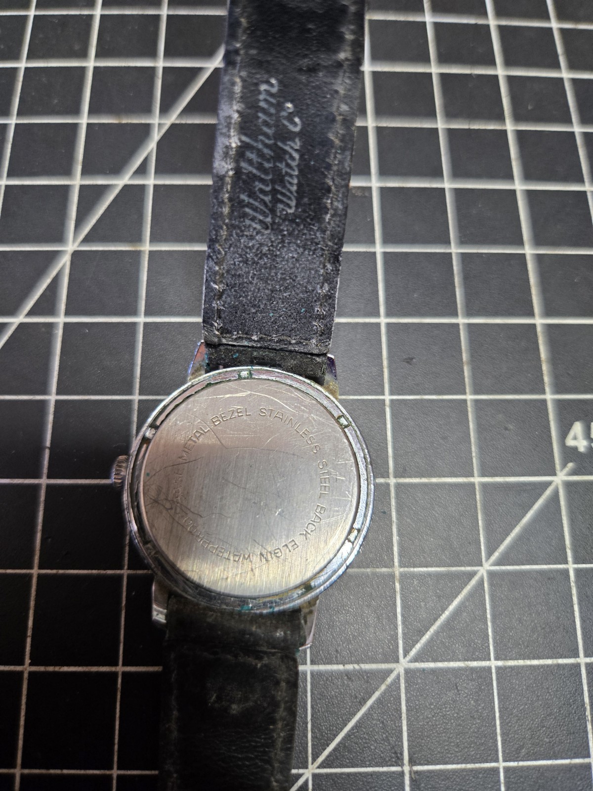 elgin sportsman 17j watch date parts repair vintage