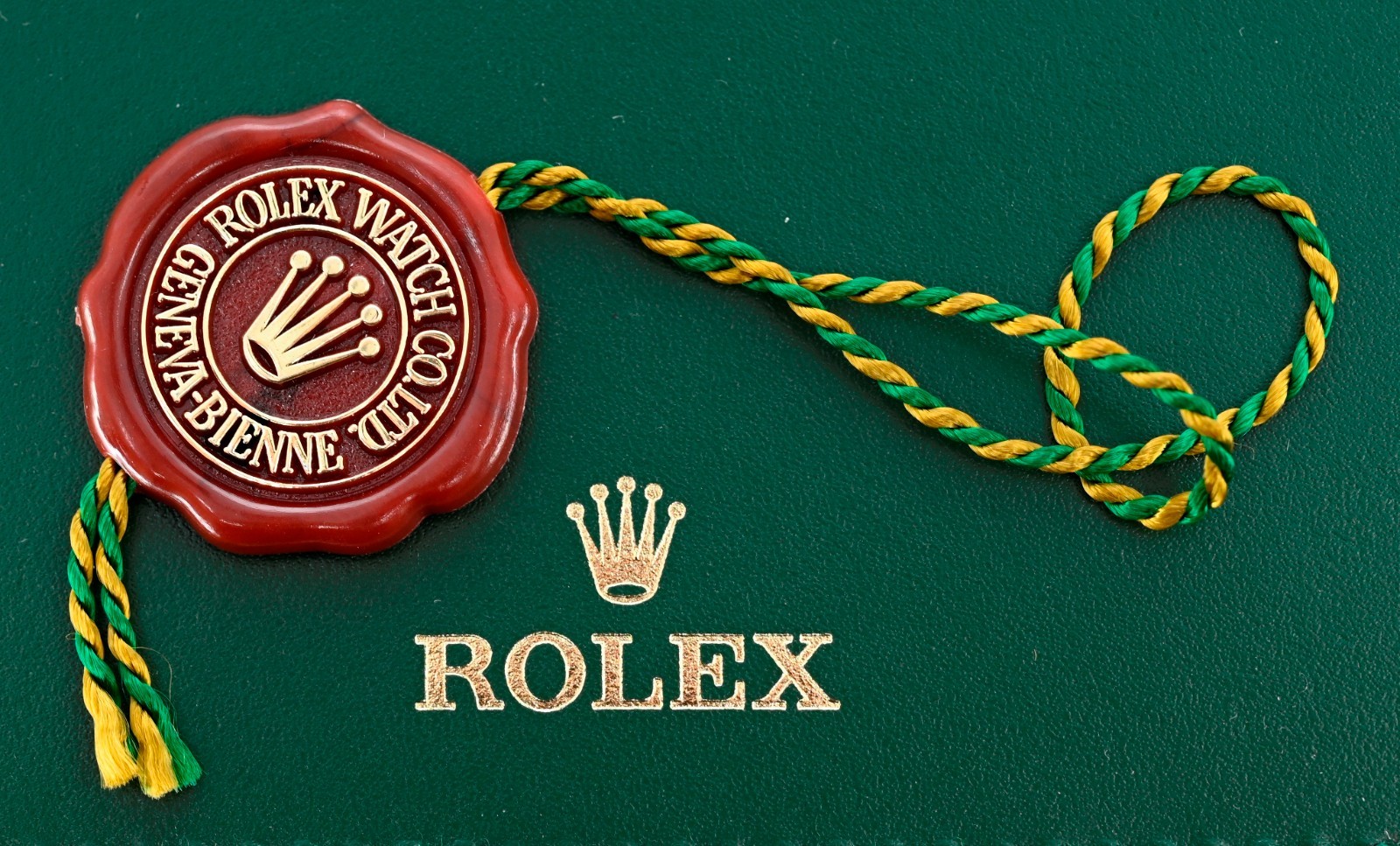 Genuine Rolex Vintage Early 1980’s Red Hang Tag with Big Crown and No Hologram!