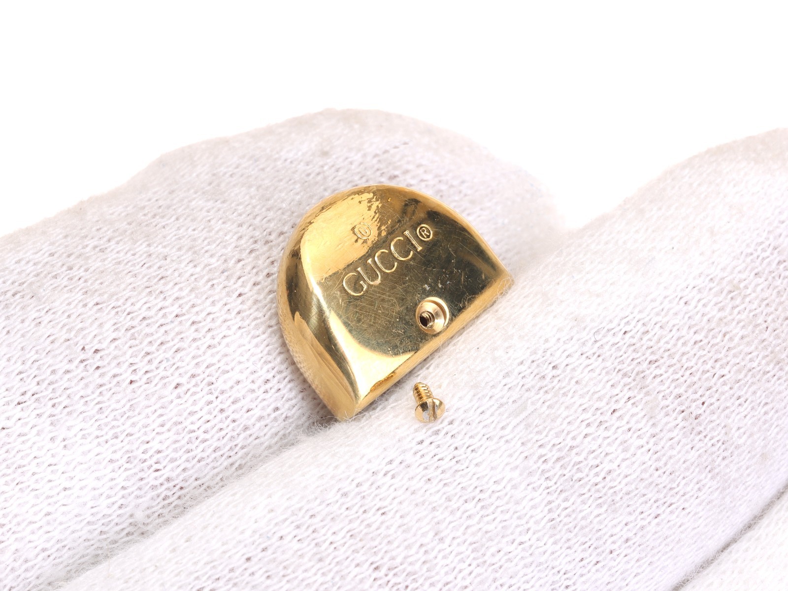 GUCCI “6600L ” Bracelet END-PIECE for Women’s Watch Gold-Tone SWISS🇨🇭MADE