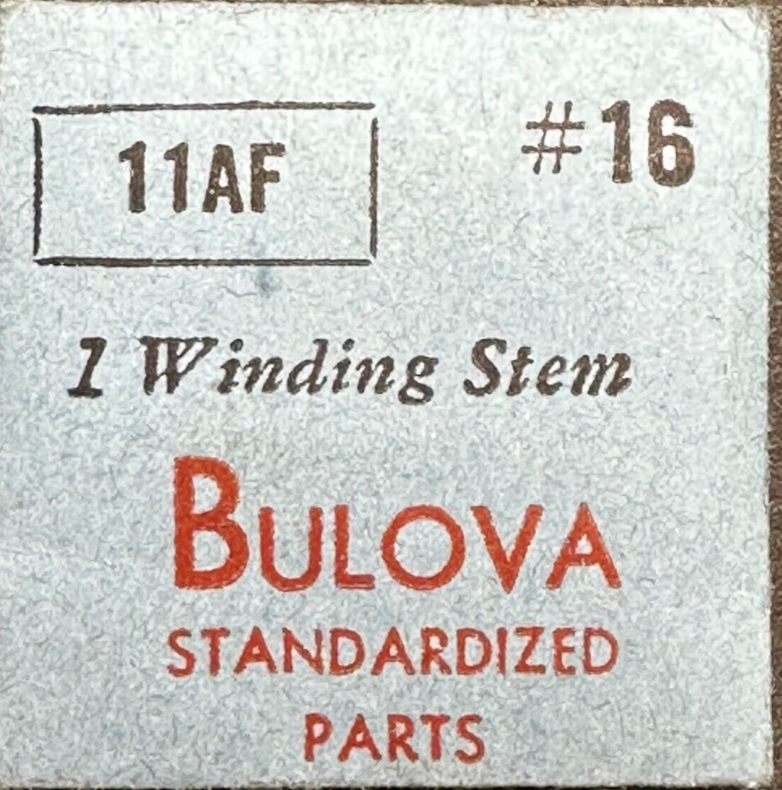 Bulova Factory Bulova 11AF #16 WINDING STEM Standardized Watch Part