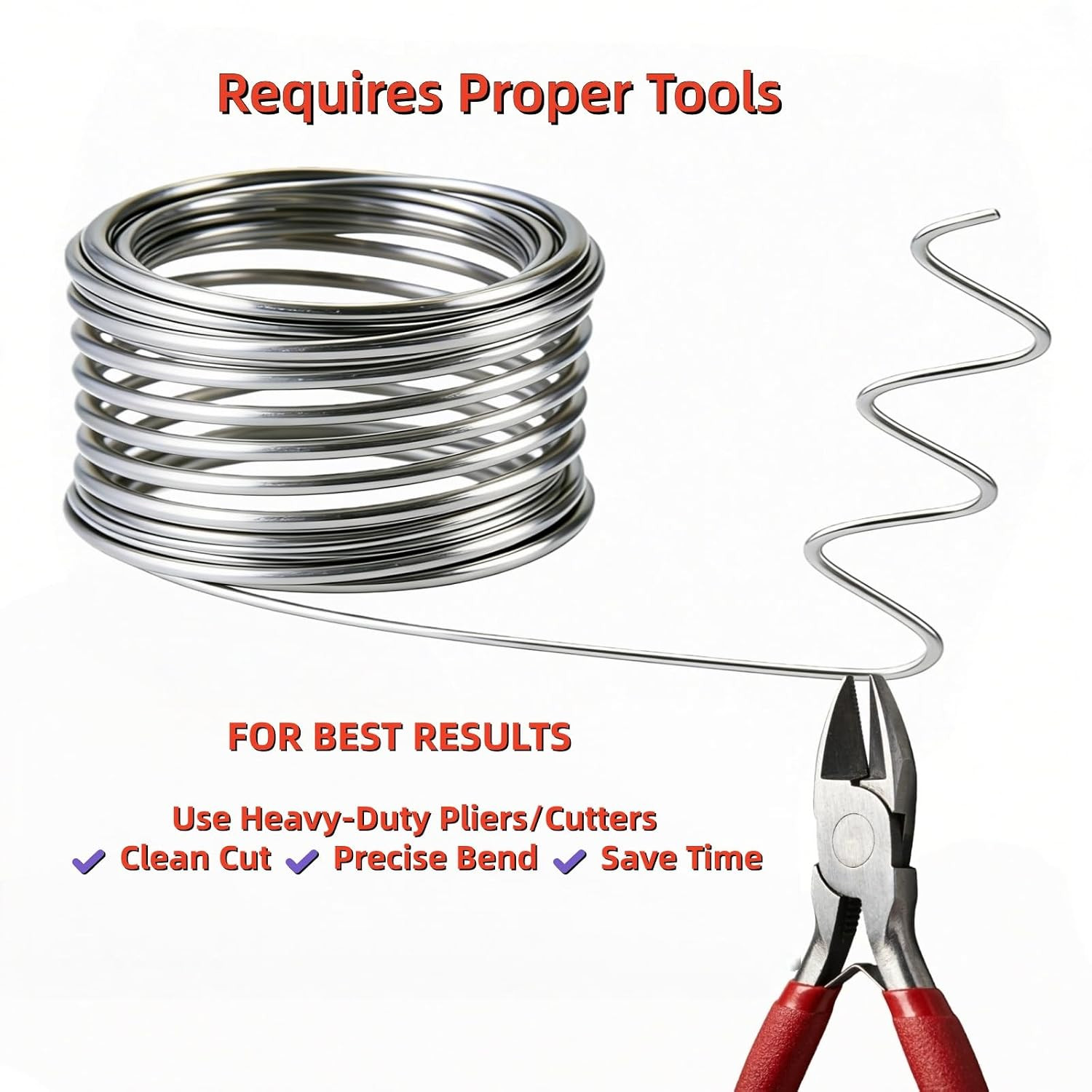 9 Gauge 304 Stainless Steel Wire 39 FT – 3Mm Thick Heavy Duty Annealed Wire for