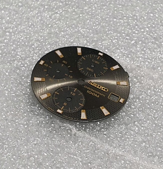 Seiko Chronograph 7T92-0LC0 Watch Dial Part Genuine Seiko Dial Part