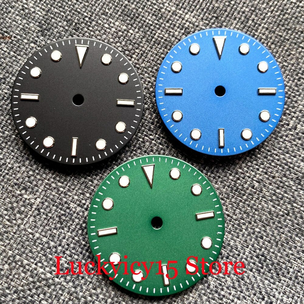 29MM Fit NH35A NH36A Movement Automatic Accessories Glacier Blue Watch Dial