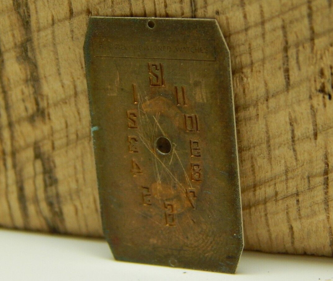 Beautiful Ladies Elgin Watch Dial 24.3mm Circa 1920’s or 1930’s NEW OLD STOCK