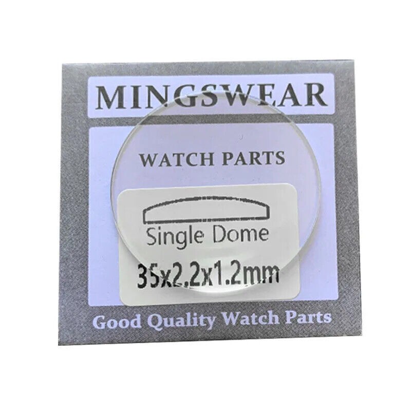 1.2mm 18mm-40mm Round Watch Lens Mirror Single Dome Mineral Glass Watch Crystal