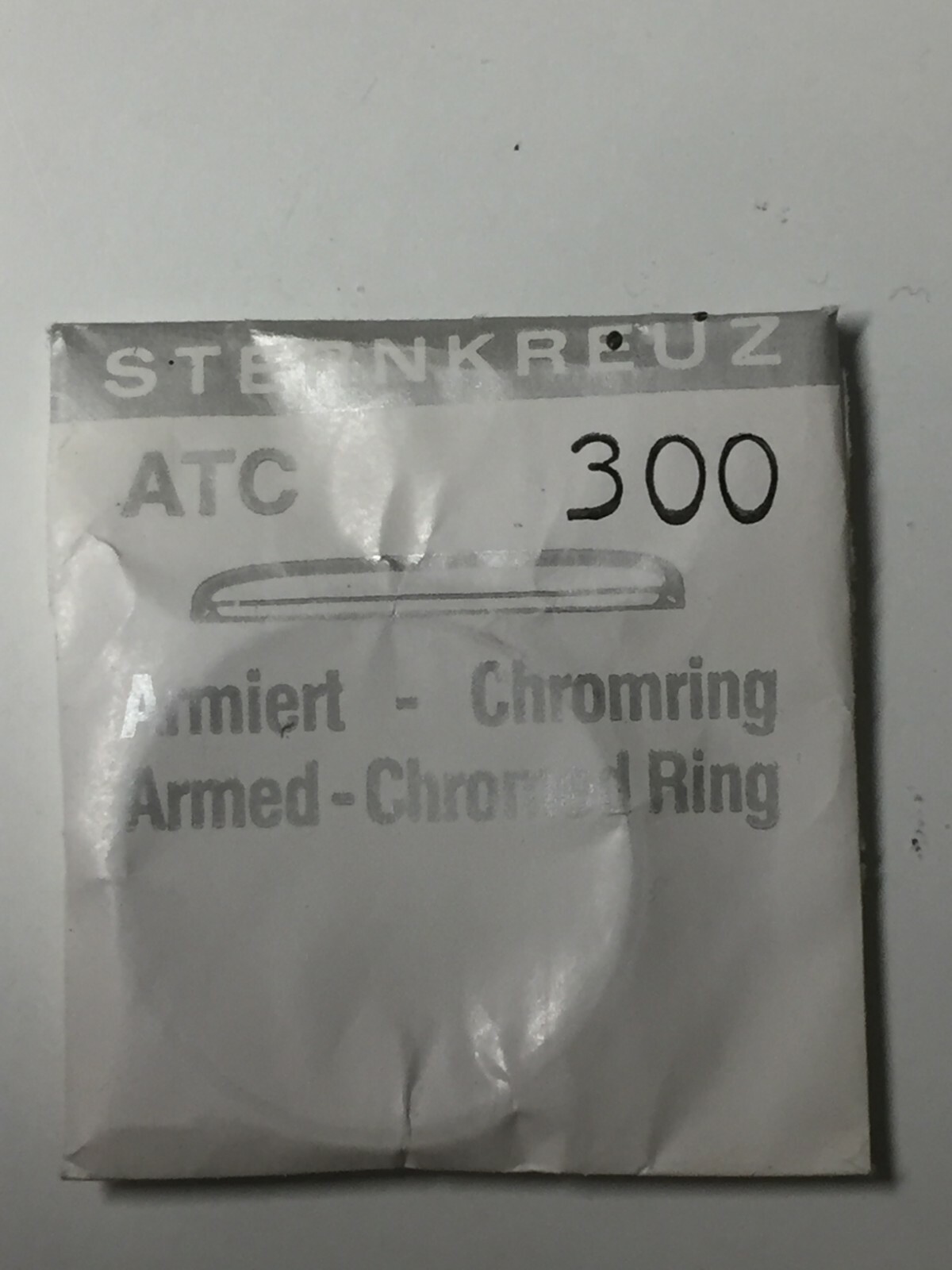 Tru-Seal Chrome Tension Ring Waterproof Watch Glass NOS Sizes 150-373 Sternkreuz