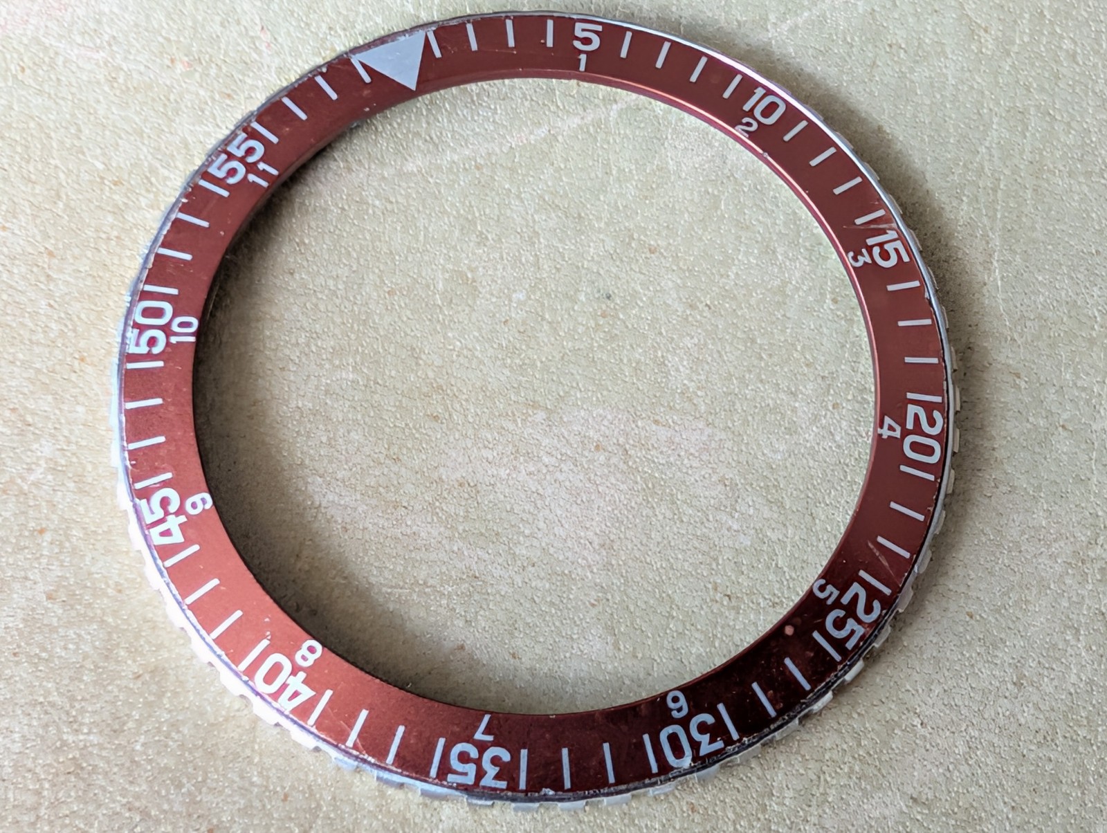 Vintage Wittnauer Professional 239T/7004A Chronograph BEZEL/BURGUNDY INSERT ONLY