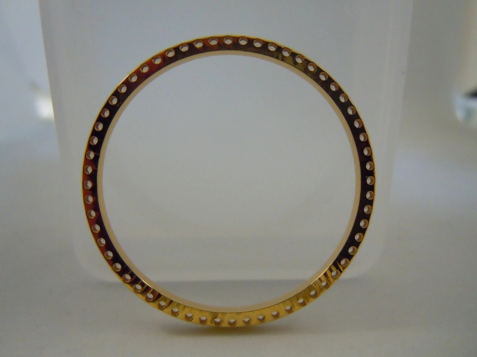 Yellow GP Bezel CZ for Rolex 34mm 1500,1501,5501,5701,14233,15003,15223