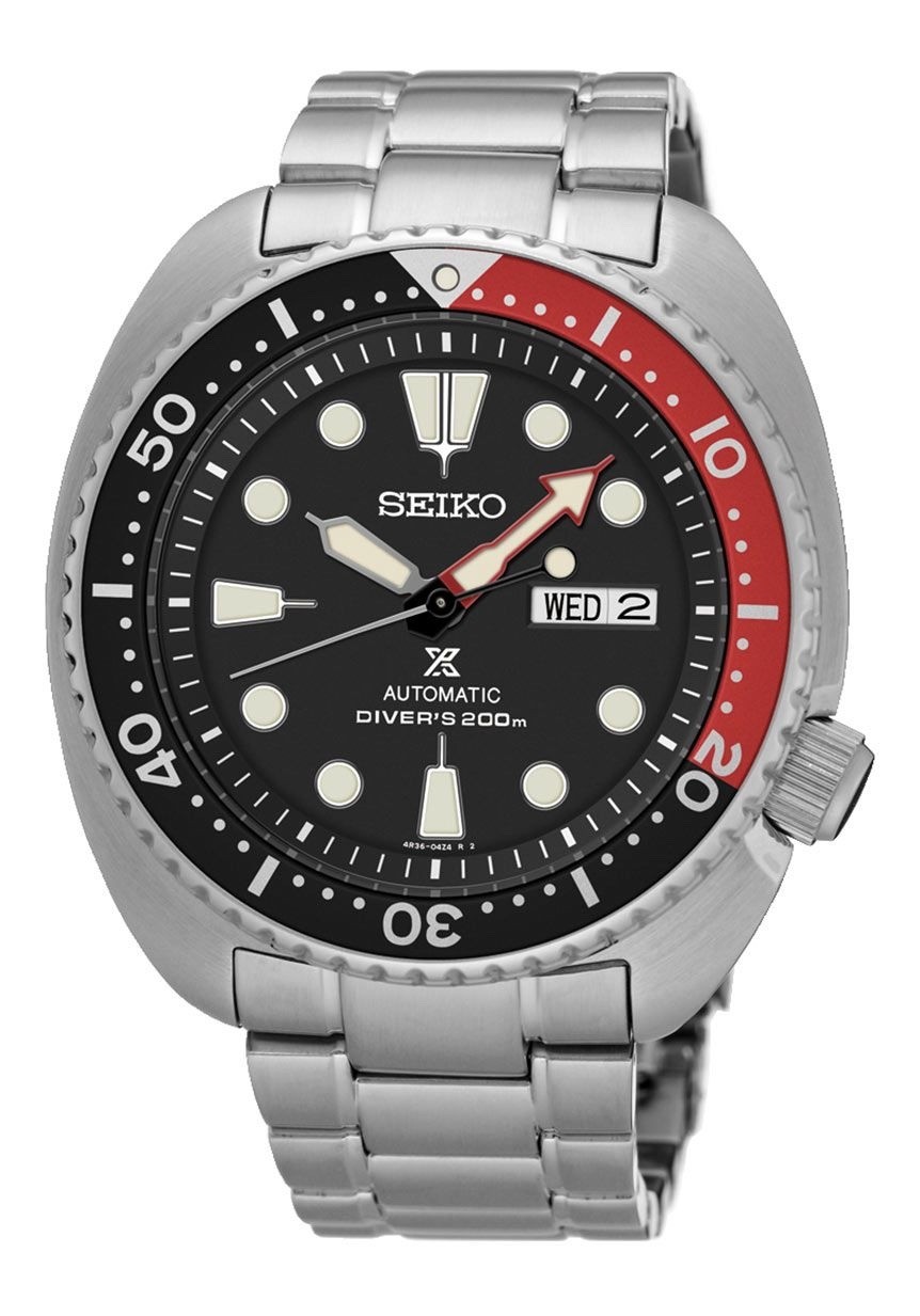 NEW BEZEL INSERT 38.9MM BLACK/RED TURTLE DIVERS SRP789 AUTOMATIC MEN’S WATCH
