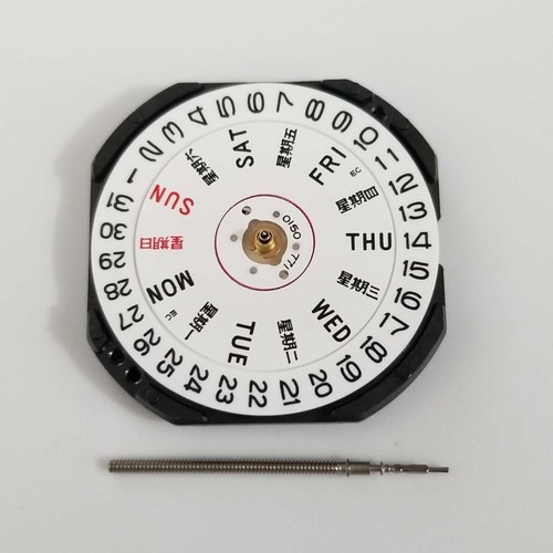 For Hattori Epson TMI VX33 VX33B Watch Quartz Movement Japan Made Dual Calendar