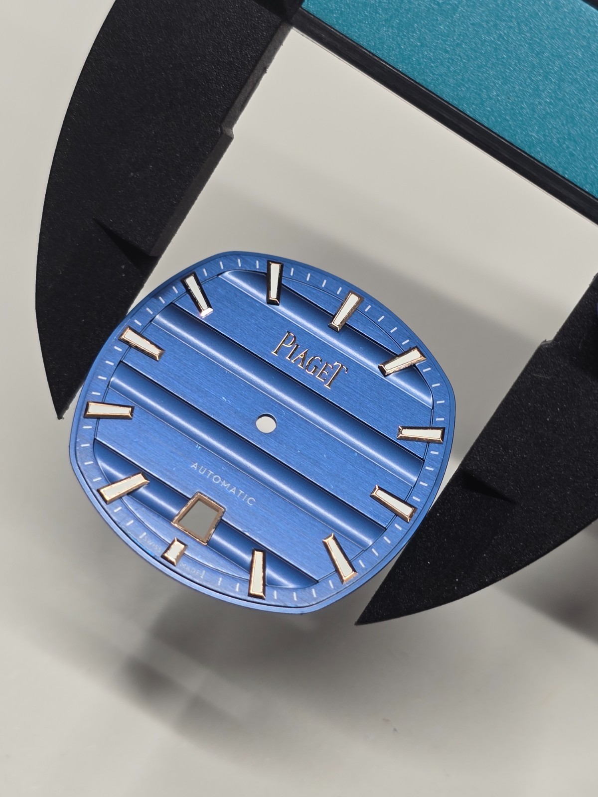 Genuine Piaget Polo Sport Automatic Blue Rose Gold Dial 31.4mm
