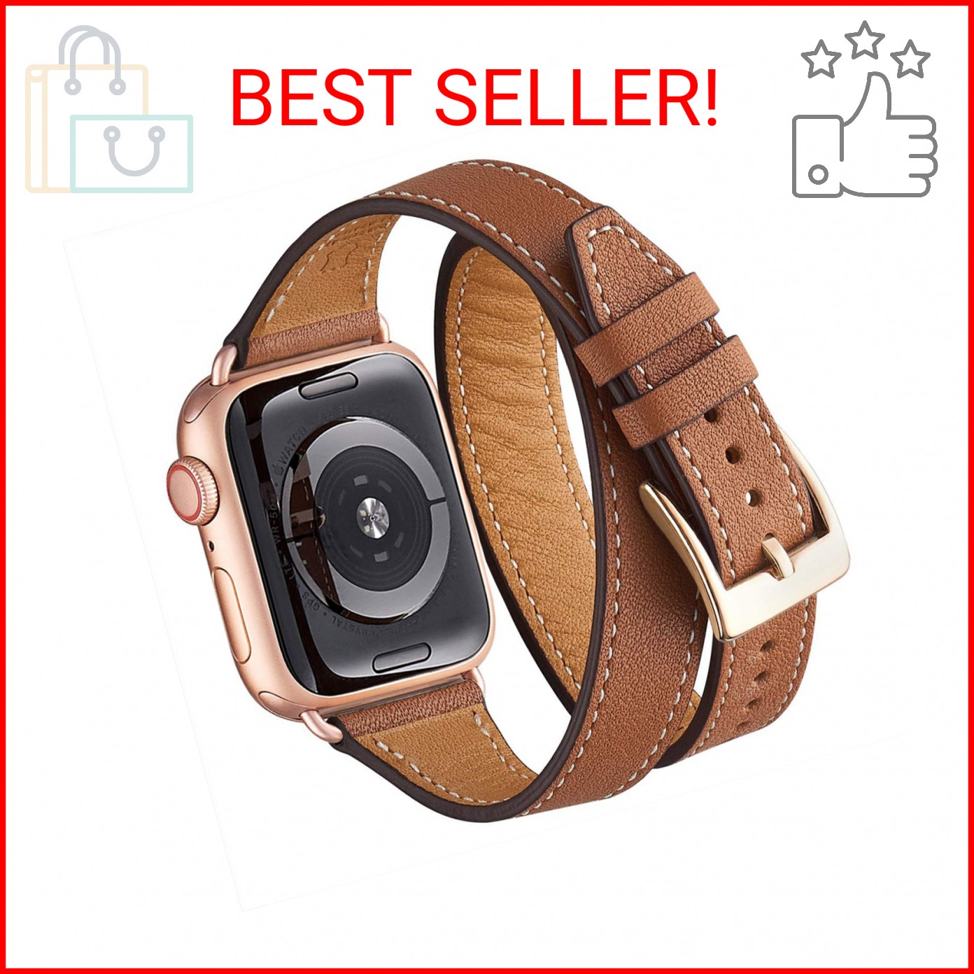Bestig Bands Compatible with Apple Watch Band 40mm 41mm 38mm 42mm(Series 10 11)