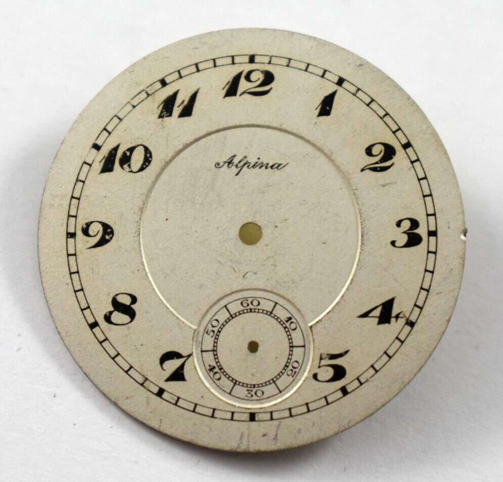 Vintage Alpina 29.15mm Wrist Watch Dial lot.wp