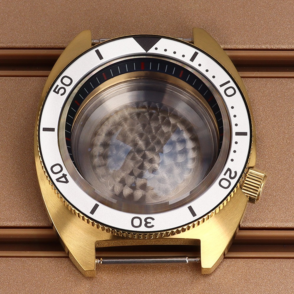 FEIYASHI Sapphire 41mm Watch Case Rotating Bezel turtle Mod For Seiko NH35 NH36