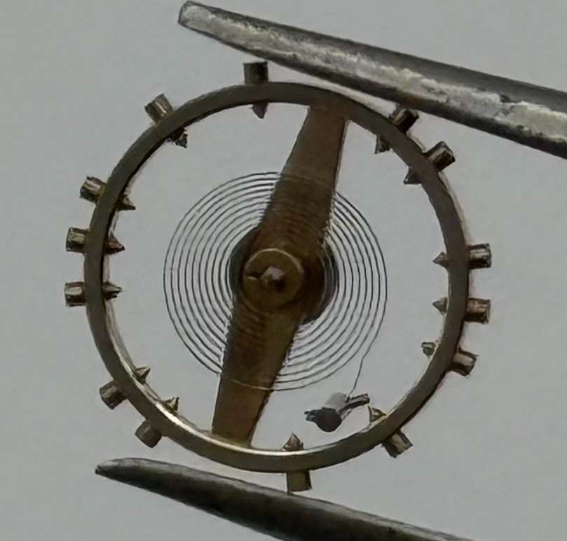 MST 340 Balance Wheel Complete And Spring 6¾’’’ Renata 574 Watch Movement Parts